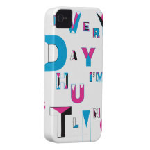 cada día soy hustlin iPhone 4 funda
