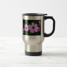 Cadena del cosmos rosado tazas