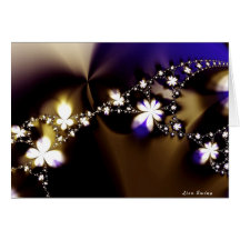 Cadena floral tarjeton