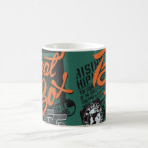 Cadera de la caja del golpe tazas de café