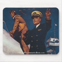 Cadetes para la aviación naval tapete de raton