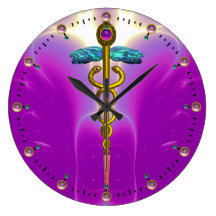 CADUCEO, amatista vibrante del rosa del oro del tu