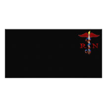 Caduceo del RN Tarjeta Con Foto Personalizada