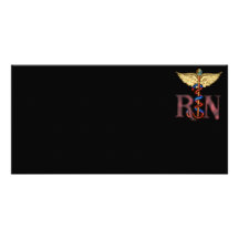 Caduceo del RN Tarjetas Fotográficas Personalizadas