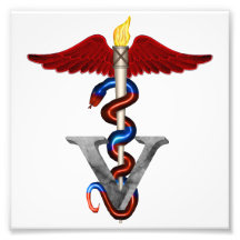Caduceo veterinario cojinete