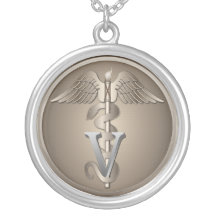 Caduceo veterinario joyeria