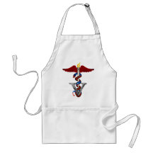 Caduceo veterinario delantales