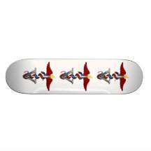 Caduceo veterinario tabla de skate