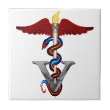 Caduceo veterinario tejas