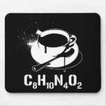 Café C8H10N4O2 Tapete De Ratón