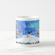 Café caliente en Alaska Taza