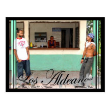 CAFÉ DE ALDEANOS POSTALES