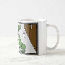 Café de Croc del cubículo Tazas De Café