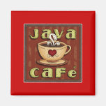 café de Java Imanes Para Frigoríficos