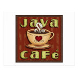 café de Java Tarjeta Postal