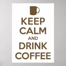 Café de la bebida posters