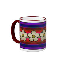 Café de la frontera de la flor/taza del té