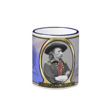 Café de la guerra civil de George A. Custer Tazas De Café