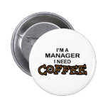 Café de la necesidad - encargado pin