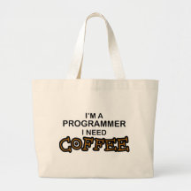 Café de la necesidad - programador bolsa de mano