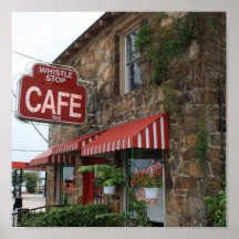 Café de la parada de silbido posters