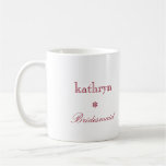 Café de muy buen gusto de la dama de honor del arg taza de café