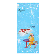 Café de París del caniche del albaricoque Comunicados Personalizados