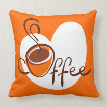 Café del amor almohadas