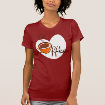 Café del amor camisetas