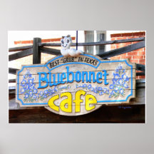 Café del Bluebonnet Impresiones