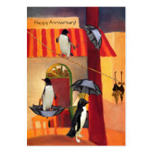 Café del pingüino tarjeta de negocio