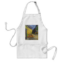 Café en la noche de Vincent van Gogh Delantales