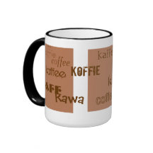 café (en otros idiomas) taza de café
