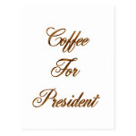 Café para el presidente tarjetas postales