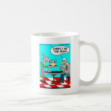 Café sin las tazas y los regalos divertidos de las