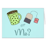 ¿Café, té o YO? Tarjeton