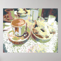 Café y Bignets Impresiones