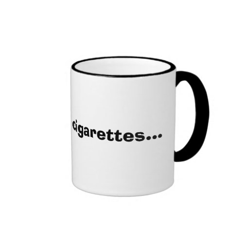 Café y cigarrillos… taza de café