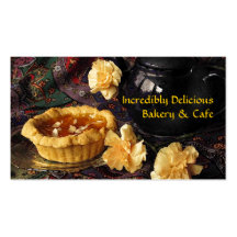 Café y panadería tarjetas personales