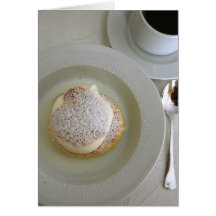 Café y tarjeta de Semla