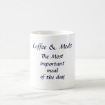 Café y taza de Meds