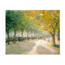 Caída 1890 del otoño del árbol de Hyde Park Camill Postales