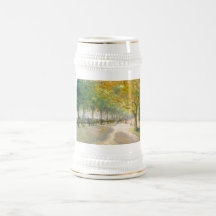 Caída 1890 del otoño del árbol de Hyde Park Camill Tazas De Café
