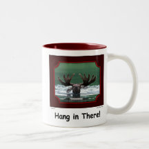 "Caída adentro allí!" Taza de los alces