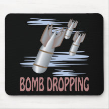 Caída de la bomba alfombrilla de raton