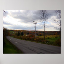 Caída en Upstate Nueva York Posters
