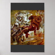Caída Phaa "Thons de Rubens Peter Paul Posters