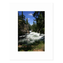 Caídas de Benham, Sunriver Tarjeta Postal