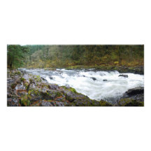 Caídas de Moulton, panorama del río de Lewis Fotografia