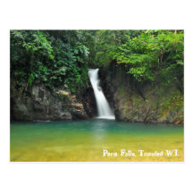 Caídas de Paria, Trinidad W.I. Postales